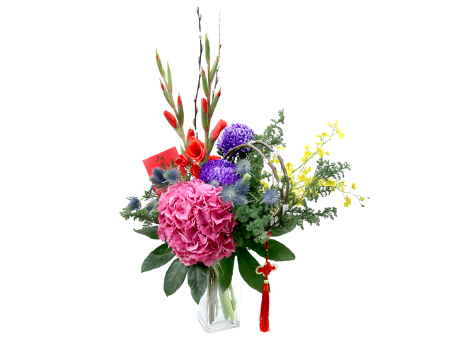 Florist Flower in Vase - CNY Florist Deco CL15 - L76604762 Photo