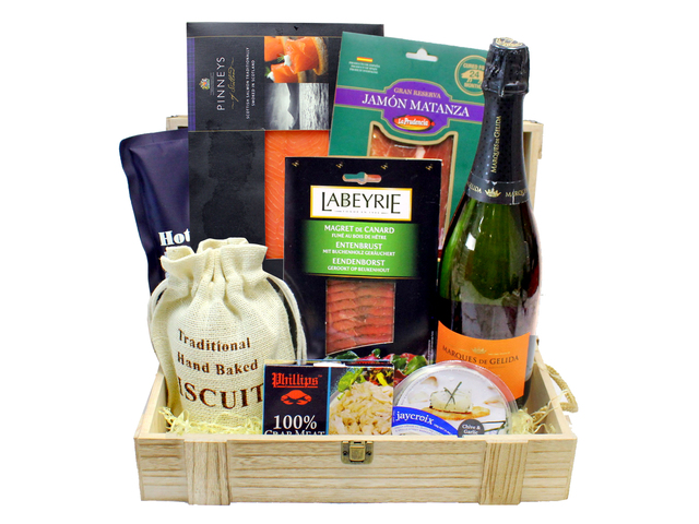 Wine n Food Hamper - Fancy Chilled Food Gift Hamper FH97 - L160657 Photo