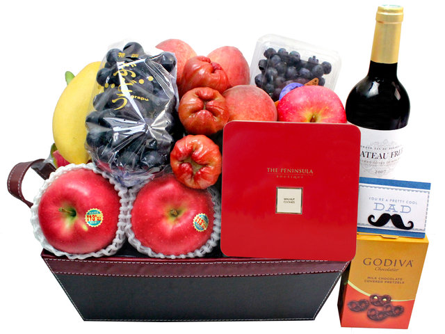 Wine n Food Hamper - Father's Day gift hamper F8 - L3123013 Photo