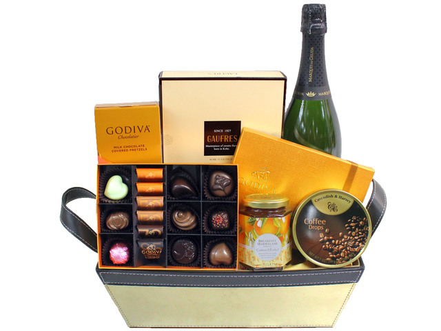 Wine n Food Hamper - Premium Fine Wine And Chocolate Gift Hamper FH29 - L3106613 Photo